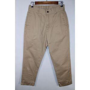 Japan Blue Men's 30 Waist Khaki 23" Inseam Rolled Hem‎ Pants
